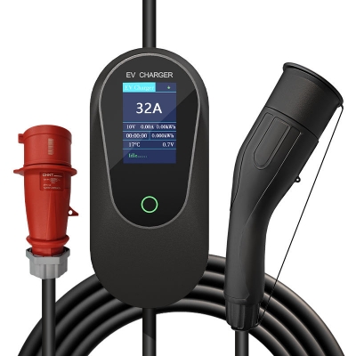 AC Portable EV Charger – 3.5-22kW Multi-Standard Portable EV Charger